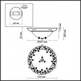 Потолочный светильник Odeon Light Tender  - 2